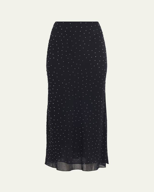 Kinski Embellished Midi Skirt